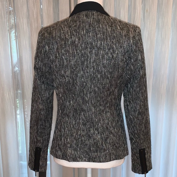 BNWT Mossimo tweed tuxedo blazer sz 8 - Picture 3 of 6